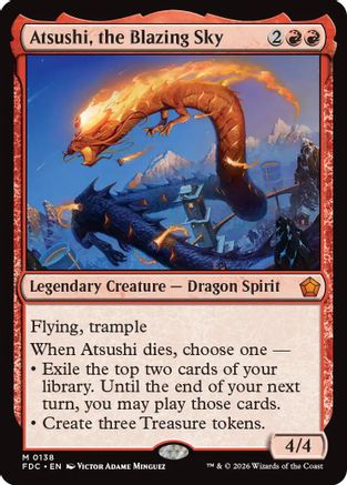 Atsushi, the Blazing Sky [Commander: Foundations]