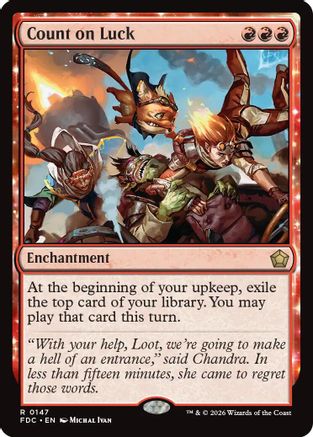 Count on Luck [Commander: Foundations]