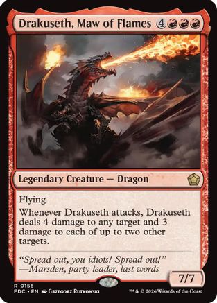 Drakuseth, Maw of Flames [Commander: Foundations]
