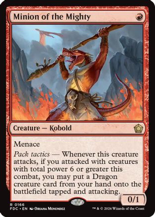 Minion of the Mighty [Commander: Foundations]