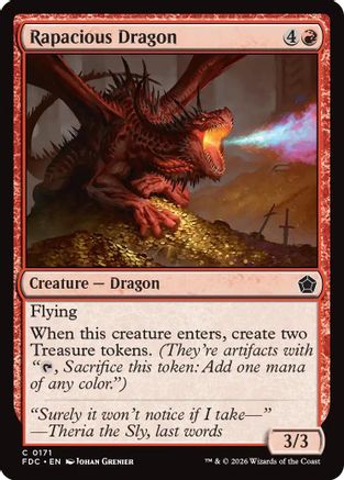 Rapacious Dragon [Commander: Foundations]