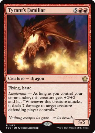 Tyrant's Familiar [Commander: Foundations]