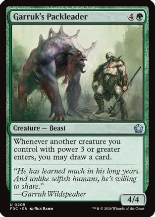 Garruk's Packleader [Commander: Foundations]