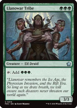 Llanowar Tribe [Commander: Foundations]