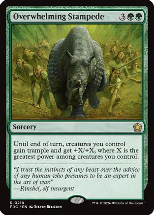 Overwhelming Stampede [Commander: Foundations]