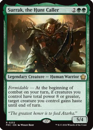 Surrak, the Hunt Caller [Commander: Foundations]