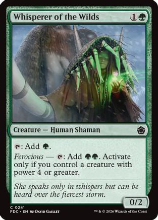 Whisperer of the Wilds [Commander: Foundations]