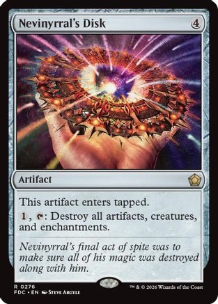 Nevinyrral's Disk [Commander: Foundations]