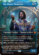 Sai, Master Thopterist (Borderless) [Commander: Foundations] Foil