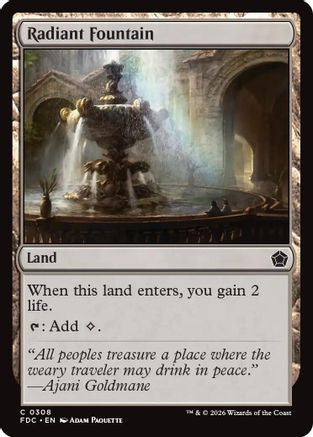 Radiant Fountain [Commander: Foundations]