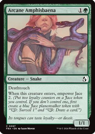 Arcane Amphisbaena [Reality Fracture] Foil