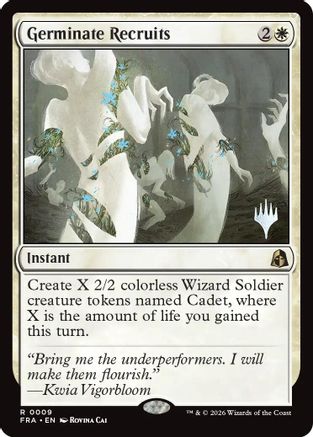 Germinate Recruits [Promo Pack: Reality Fracture] Foil
