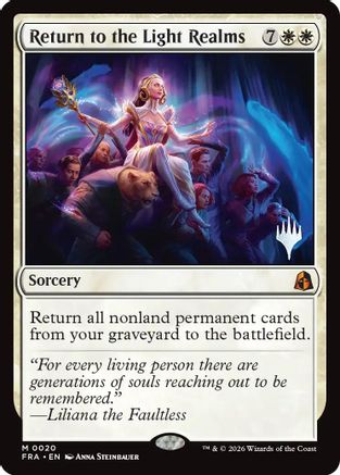 Return to the Light Realms [Promo Pack: Reality Fracture] Foil