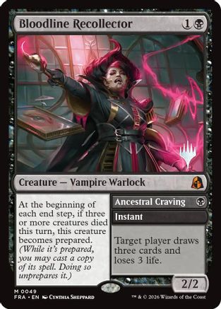 Bloodline Recollector [Promo Pack: Reality Fracture] Foil
