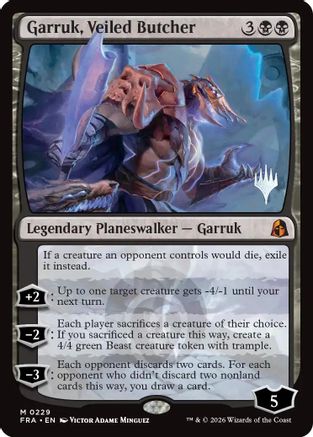Garruk, Veiled Butcher [Promo Pack: Reality Fracture]