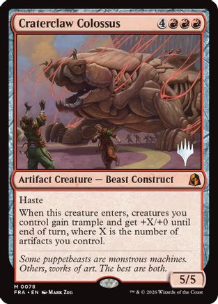 Craterclaw Colossus [Promo Pack: Reality Fracture]