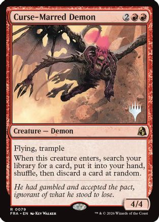 Curse-Marred Demon [Promo Pack: Reality Fracture] Foil
