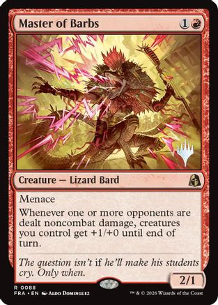 Master of Barbs [Promo Pack: Reality Fracture] Foil