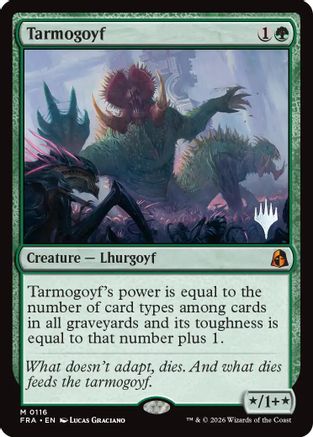 Tarmogoyf [Promo Pack: Reality Fracture] Foil