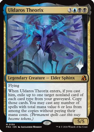 Uldaros Theorix [Promo Pack: Reality Fracture] Foil