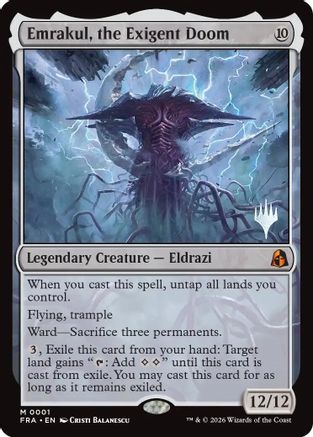 Emrakul, the Exigent Doom [Promo Pack: Reality Fracture] Foil