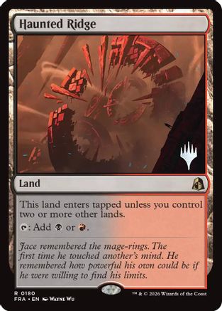 Haunted Ridge [Promo Pack: Reality Fracture] Foil