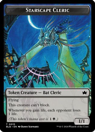 Standard Cleric // Clue Double-Sided Token [Secrets of Strixhaven]