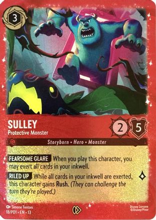 Sulley - Protective Monster (18) [Disney Lorcana Promo Cards] Holofoil