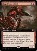 Capricious Sliver (Extended Art) - Commander Masters: (Extended Art)