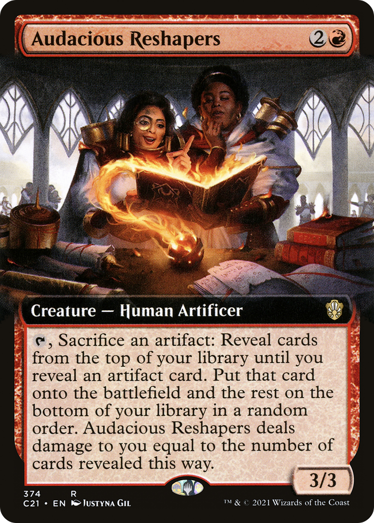 Audacious Reshapers (Extended Art) - Commander 2021: (Extended Art)