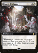 Haunted Library (Extended Art): (Extended Art) [Crimson Vow Commander]