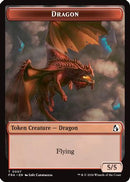Dragon // Treasure Double-Sided Token [Reality Fracture]
