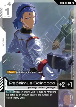 Paptimus Scirocco (C+) (ST14-011) [Starter Deck 14 Heavy Dominion] Holofoil