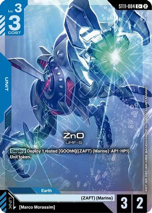 ZnO (C+) (ST11-004) [Starter Deck 11 Aquatic Assault] Holofoil