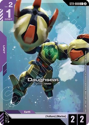 Daughseat (C+) (ST11-008) [Starter Deck 11 Aquatic Assault] Holofoil