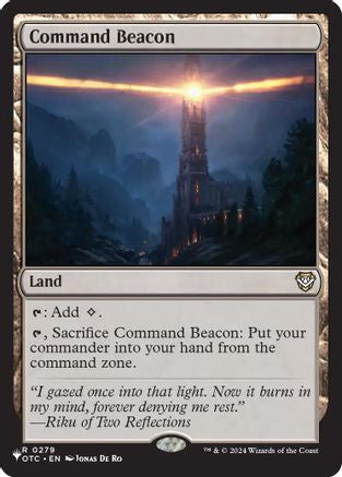 Command Beacon (OTC) [Commander: Outlaws of Thunder Junction]