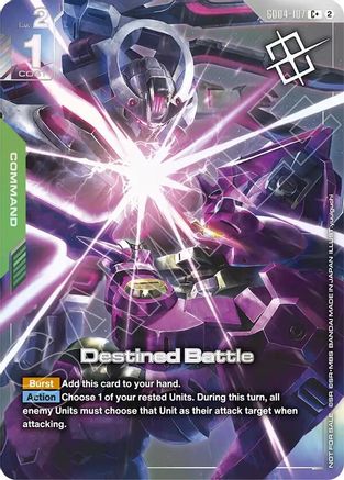 Destined Battle (Store Tournament Winner Pack 06) (GD04-107) [Gundam Promotional Cards] Holofoil