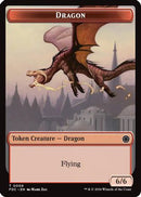 Dragon (0009) // Treasure Double-Sided Token [Commander: Foundations]
