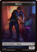 Rogue // Zombie Army Double-Sided Token [Commander: Reality Fracture] Foil