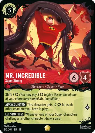 Mr. Incredible - Super Strong (243/204) [Illumineers Quest The Great Hunny Rescue] Cold Foil