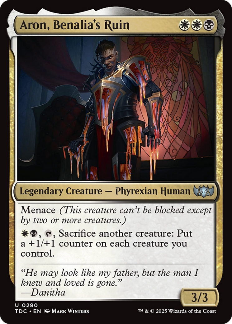 Aron, Benalia's Ruin - Commander: Tarkir: Dragonstorm