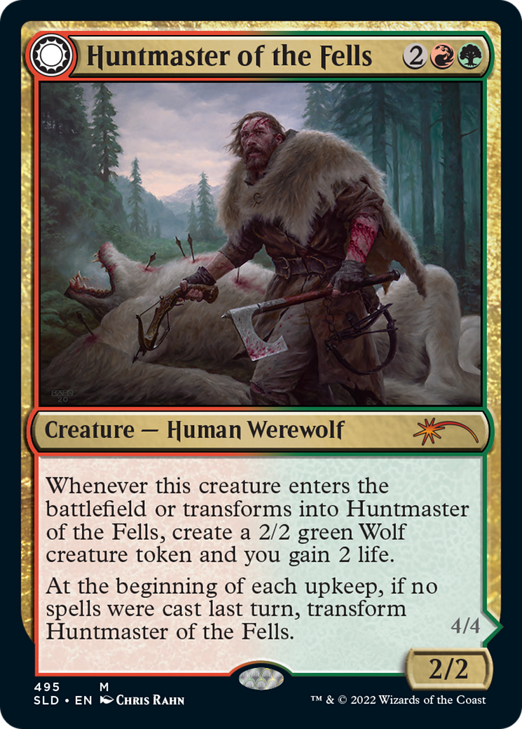 Huntmaster of the Fells [Secret Lair Drop]: (Double Faced Transform)