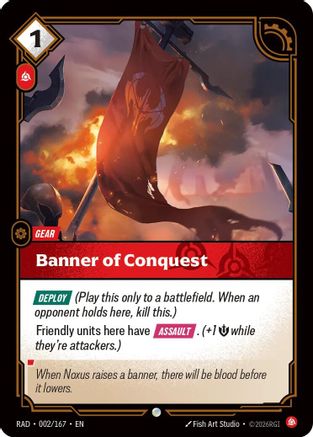 Banner of Conquest (002/167) [Radiance] Foil