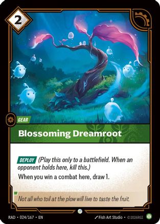 Blossoming Dreamroot (024/167) [Radiance] Foil