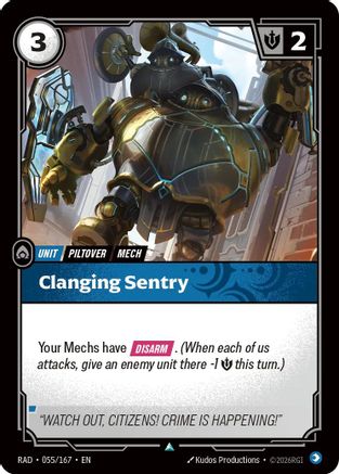 Clanging Sentry (055/167) [Radiance]