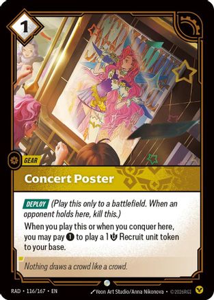 Concert Poster (116/167) [Radiance] Foil