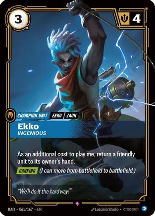 Ekko, Ingenious (061/167) [Radiance] Foil