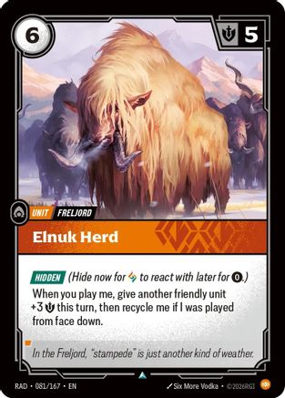Elnuk Herd (081/167) [Radiance] Foil