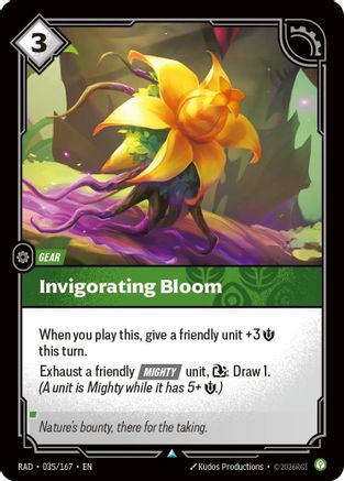Invigorating Bloom (035/167) [Radiance] Foil