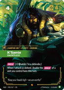 K'Sante, Dauntless (045/167) [Radiance] Foil